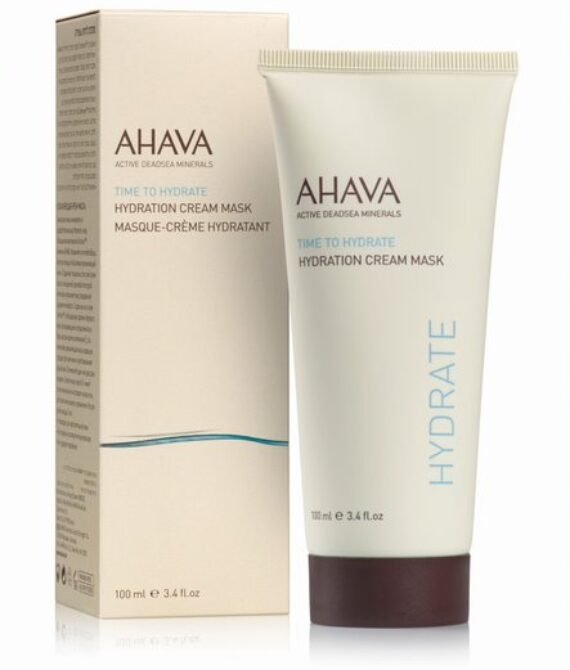 AHAVA TIME TO HYDRATE DRĖKINAMOJI KREMINĖ VEIDO KAUKĖ, 100 ml