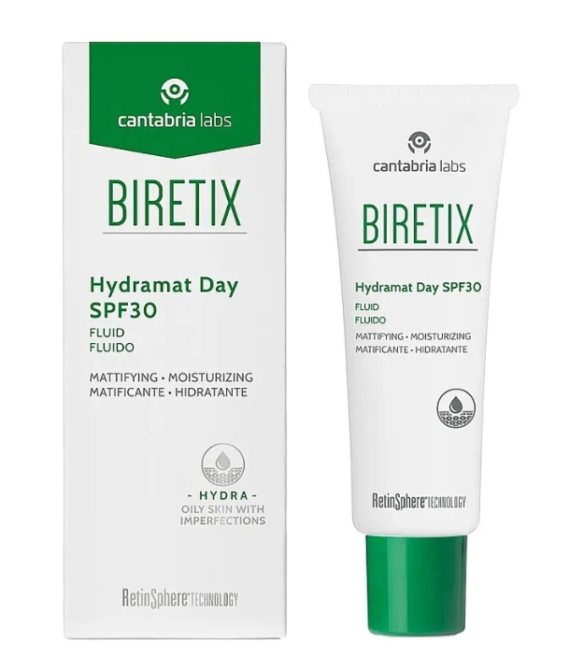 BIRETIX HYDRAMAT DAY SPF30 FLUIDAS, 50 ML