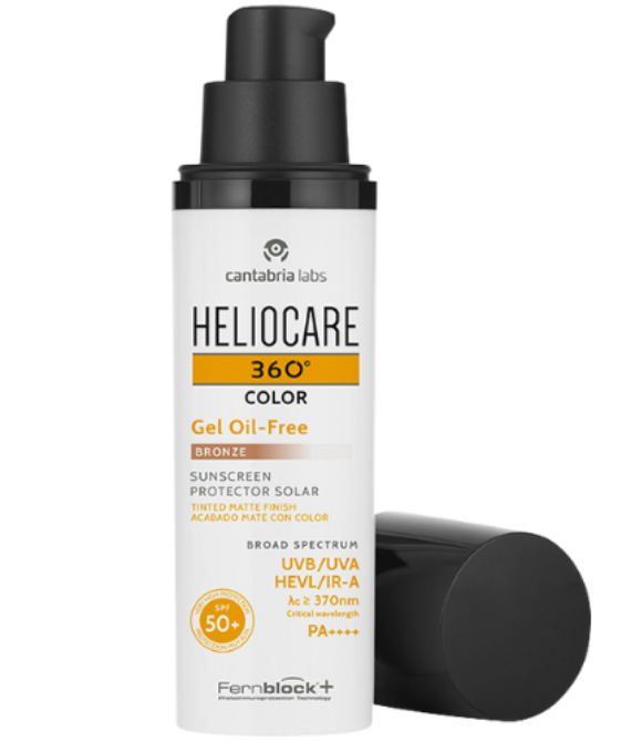 HELIOCARE 360 OIL-FREE APSAUGINIS GELIS SPF50+, 50 ML (Bronze)