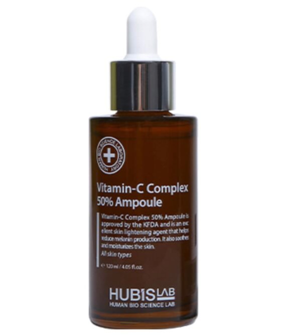 HUBISLAB AMPULĖ SU 50% VITAMINO C KOMPLEKSU, 120 ML