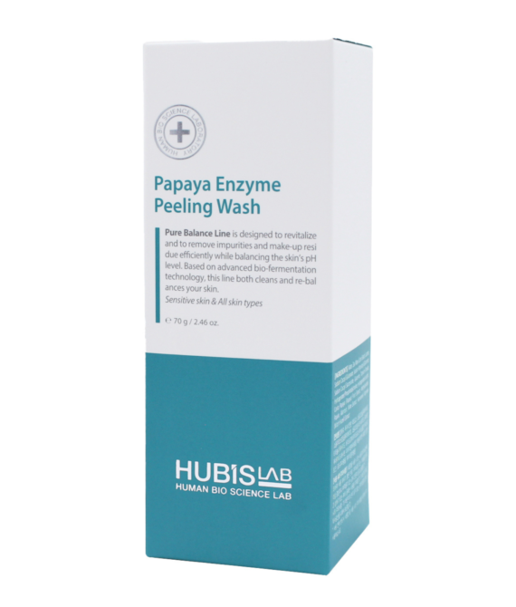 HUBISLAB PURE BALANCE VEIDO ŠVEITIKLIS SU PAPAJOS FERMENTAIS, 70 G