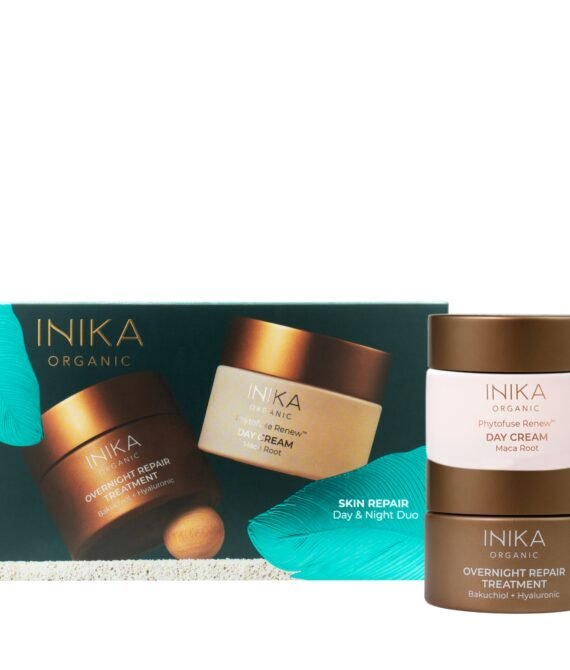 INIKA ORGANIC SKIN REPAIR DAY & NIGHT DUO DOVANŲ RINKINYS