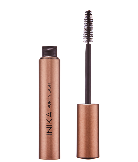 INIKA ORGANIC BLAKSTIENŲ TUŠAS JAUTRIOMS AKIMS BLACK, 8.5 ML