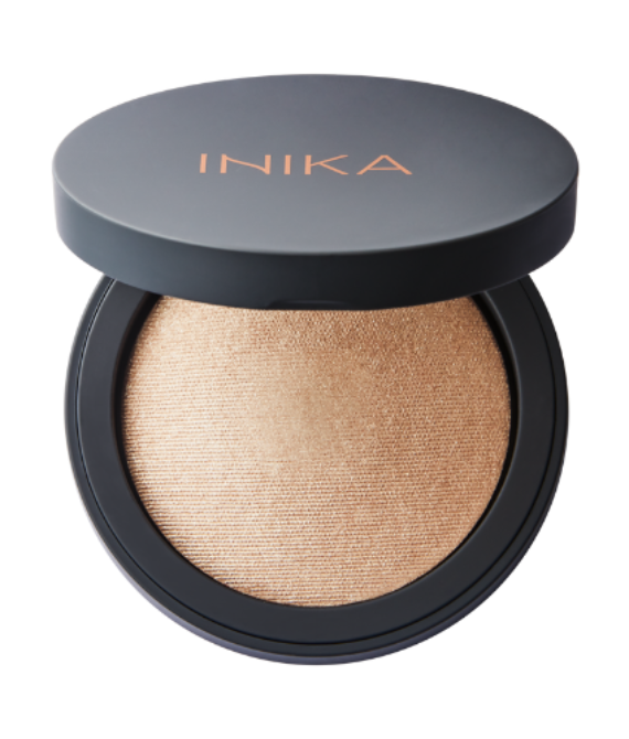 INIKA ORGANIC ŠVYTĖJIMO SUTEIKIANTI KOMPAKTINĖ PUDRA – Dewdrop, 8 G