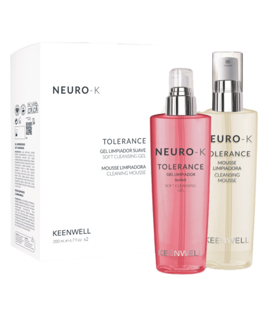 KEENWELL NEURO-K RINKINYS JAUTRIOS ODOS PRIEŽIŪRAI (ŠVELNUS VALOMASIS GELIS 200 ML + VALOMOSIOS PUTOS 200 ML)