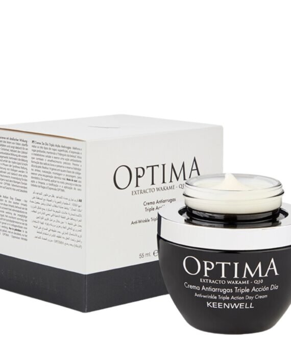 KEENWELL OPTIMA TREJOPO POVEIKIO DIENINIS VEIDO KREMAS, 55 ml