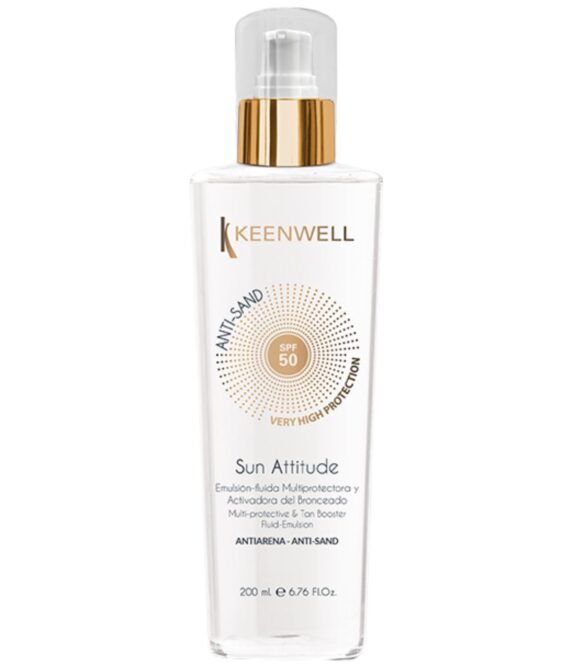 KEENWELL SUN ATTITUDE FLUIDAS NUO SAULĖS SPF50, 200 ml
