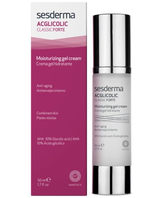 SESDERMA ACGLICOLIC CLASSIC FORTE DRĖKINAMASIS GELINIS KREMAS, 50 ML
