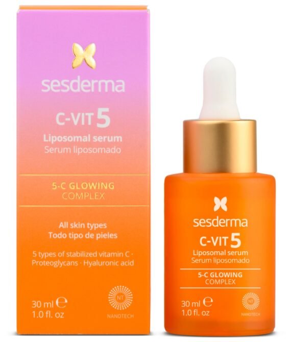 SESDERMA C-VIT 5 LIPOSOMINIS VEIDO SERUMAS, 30 ML