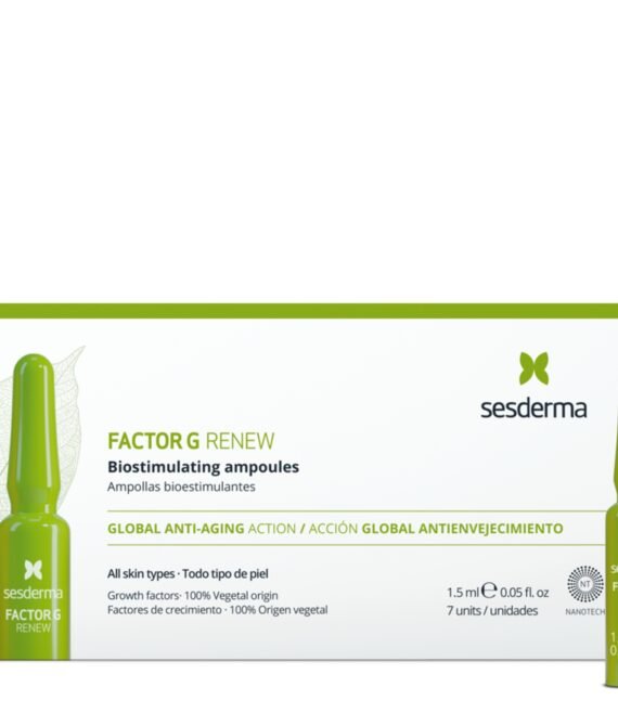 SESDERMA FACTOR G GLOBAL ANTI-AGING AMPULĖS, 7×1,5 ML