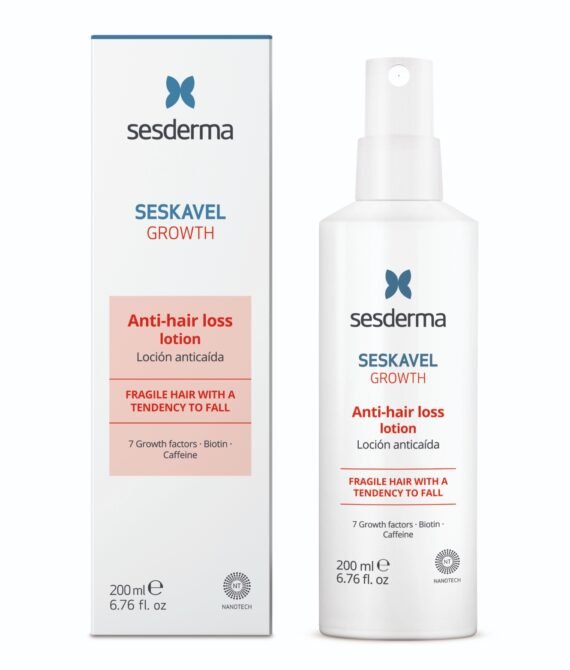 SESDERMA SESKAVEL GROWTH SLINKIMĄ MAŽINANTIS PLAUKŲ LOSJONAS, 200 ml