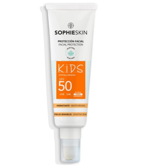 SOPHIESKIN APSAUGINIS VEIDO KREMAS NUO SAULĖS VAIKAMS SPF50, 50 ML
