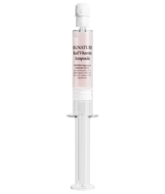THESERA SIGNATURE RED VITAMIN ŠVIESINANČIOS IR SKAISTINANČIOS EGZOSOMŲ AMPULĖS, 20×4 ML