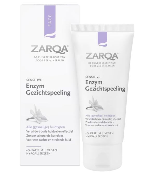 ZARQA ENZIMINIS ŠVELNUS VEIDO PILINGAS, 50 ML