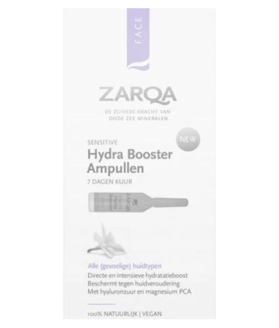 ZARQA HYDRA BOOSTER AMPULĖS, 7 DIENŲ PRIEŽIŪRA